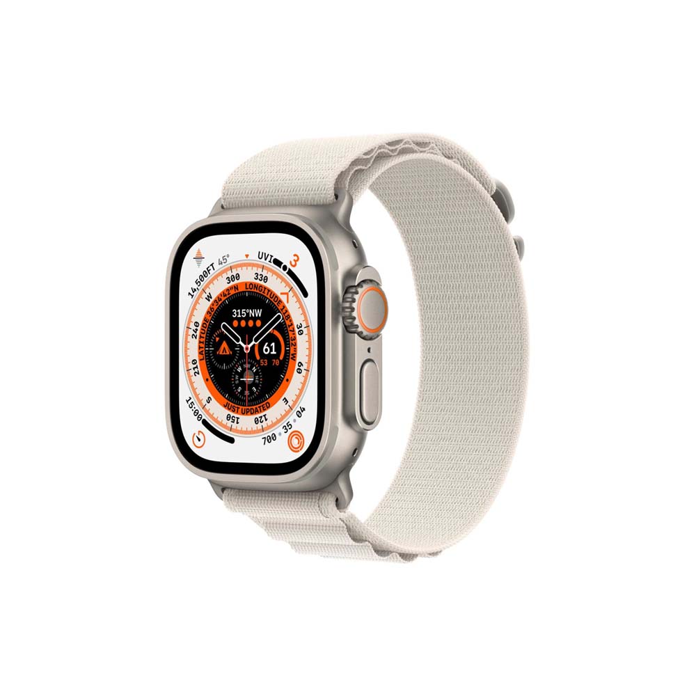 Apple Watch Ultra 49mm Titan GPS + Cellular Alpine Loop Polarstern M Alpine