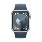 Apple Watch Series 9 (GPS + Cellular) 45mm Aluminium silber/sturmblau M/L silber/sturmblau