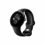 Google Pixel Watch 2 Matte Black mit Sportarmband Obsidian Wi-Fi Matte Black