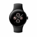 Google Pixel Watch 2 Matte Black mit Sportarmband Obsidian Wi-Fi Matte Black
