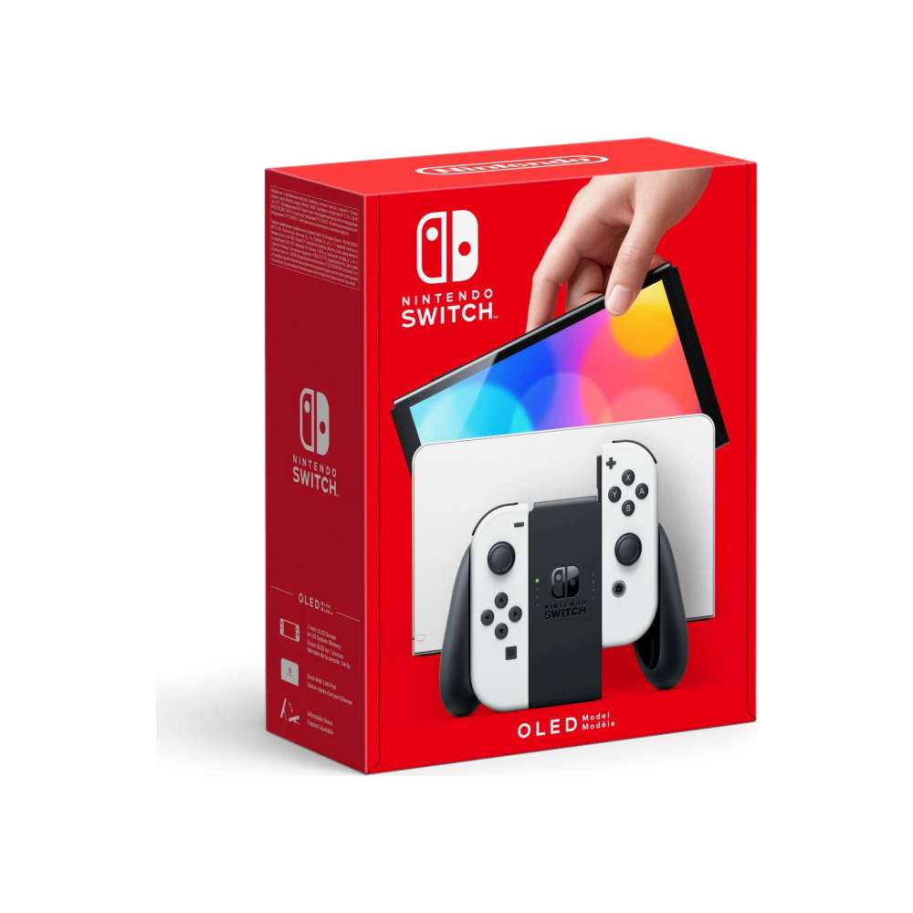 Nintendo Switch OLED schwarz/weiß schwarz/weiß