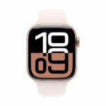 Apple Watch Series 10 (GPS + Cellular) 42mm Aluminium rosegold/blassrosa S/M Roségold/Blassrosa