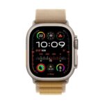 Apple Watch Ultra 2 49mm Titan Natur GPS + Cellular Alpine Loop Mandel Medium Mandel