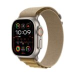 Apple Watch Ultra 2 49mm Titan Natur GPS + Cellular Alpine Loop Mandel Medium Mandel