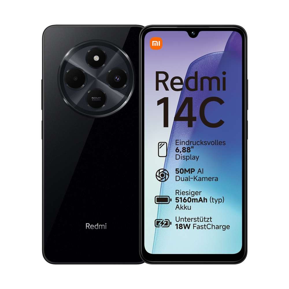 Xiaomi Redmi 14C 256GB/8GB Midnight Black Midnight Black