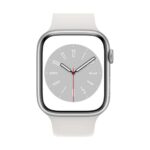 Apple Watch Series 8 (GPS + Cellular) 45mm Aluminium silber/ weiß silber/weiß