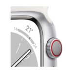Apple Watch Series 8 (GPS + Cellular) 45mm Aluminium silber/ weiß silber/weiß