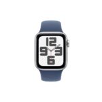 Apple Watch SE (2.Gen) GPS + Cellular 40mm silber/Denim M/L (2022) silber