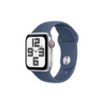 Apple Watch SE (2.Gen) GPS + Cellular 40mm silber/Denim M/L (2022) silber