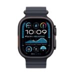 Apple Watch Ultra 2 49mm Titan Schwarz GPS + Cellular Ocean Armband schwarz