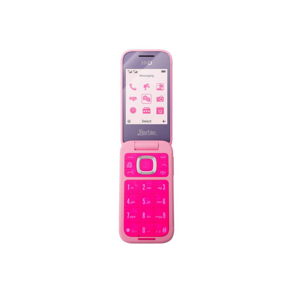 HMD Barbie Phone Power Pink-Pink HMD Barbie Phone Power Pink