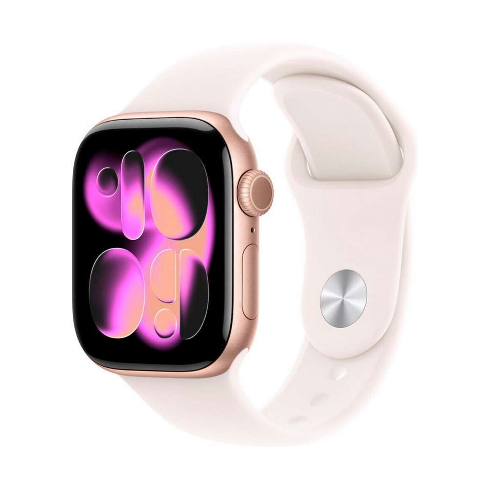 Apple Watch Series 11 (GPS + Cellular) 42mm Aluminium Rosegold/Blassrosa S/M