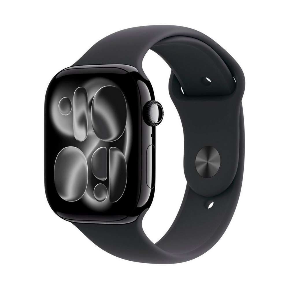 Apple Watch Series 11 (GPS + Cellular) 46mm Aluminium Diamantschwarz/Schwarz M/L