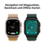 Apple Watch Ultra 2 49mm Titan Natur GPS + Cellular Ocean Armband Marine