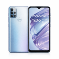 Motorola Moto G20 Freeze Blue Vorder- und Rückseite (2021)-2