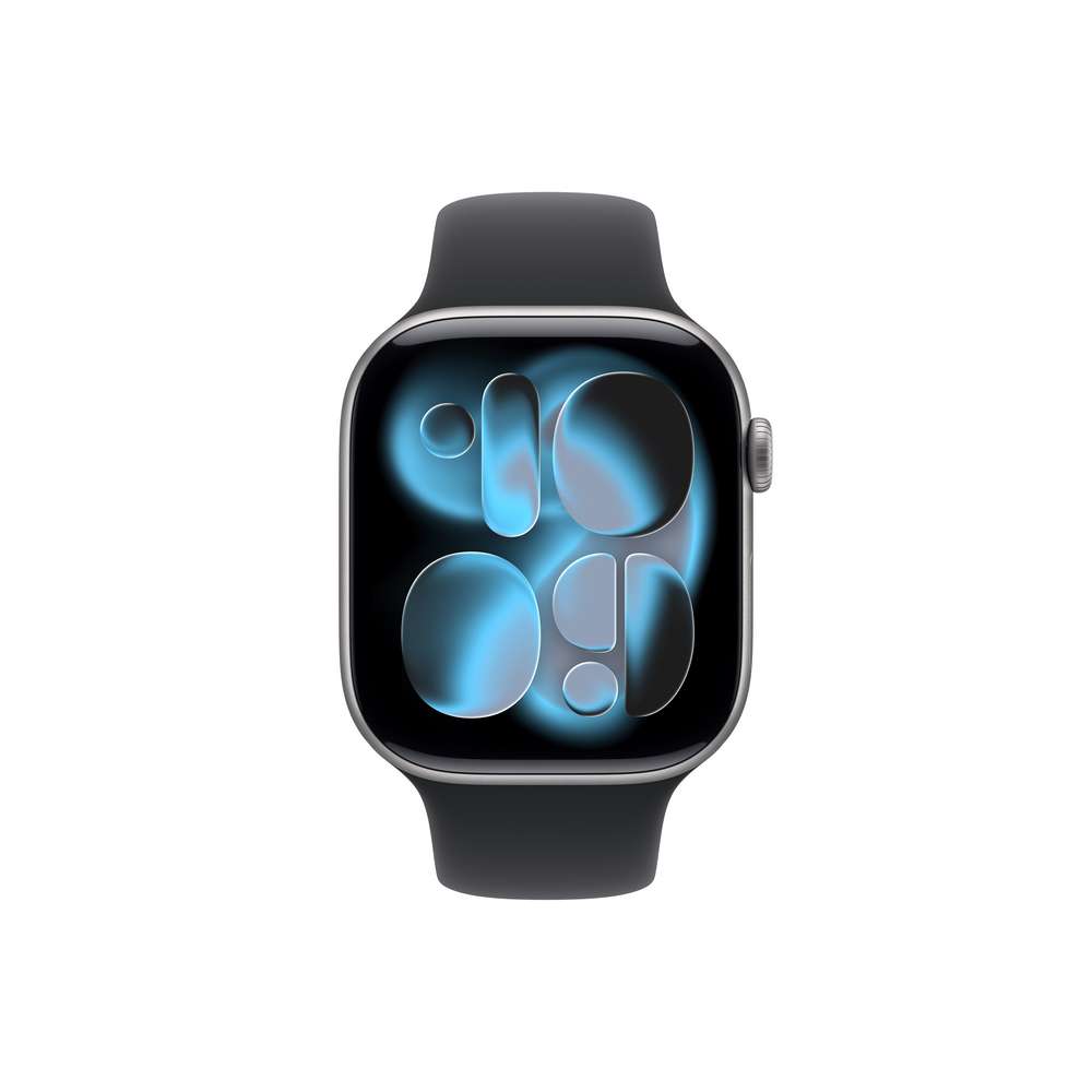 Apple Watch Series 11 GPS 46mm Aluminium Spacegrau/Schwarz S/M