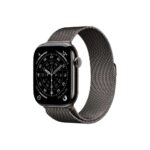 Apple Watch Series 11 (GPS + Cellular) 46mm Titan Schiefer Milanaise-Armband Schiefer M/L