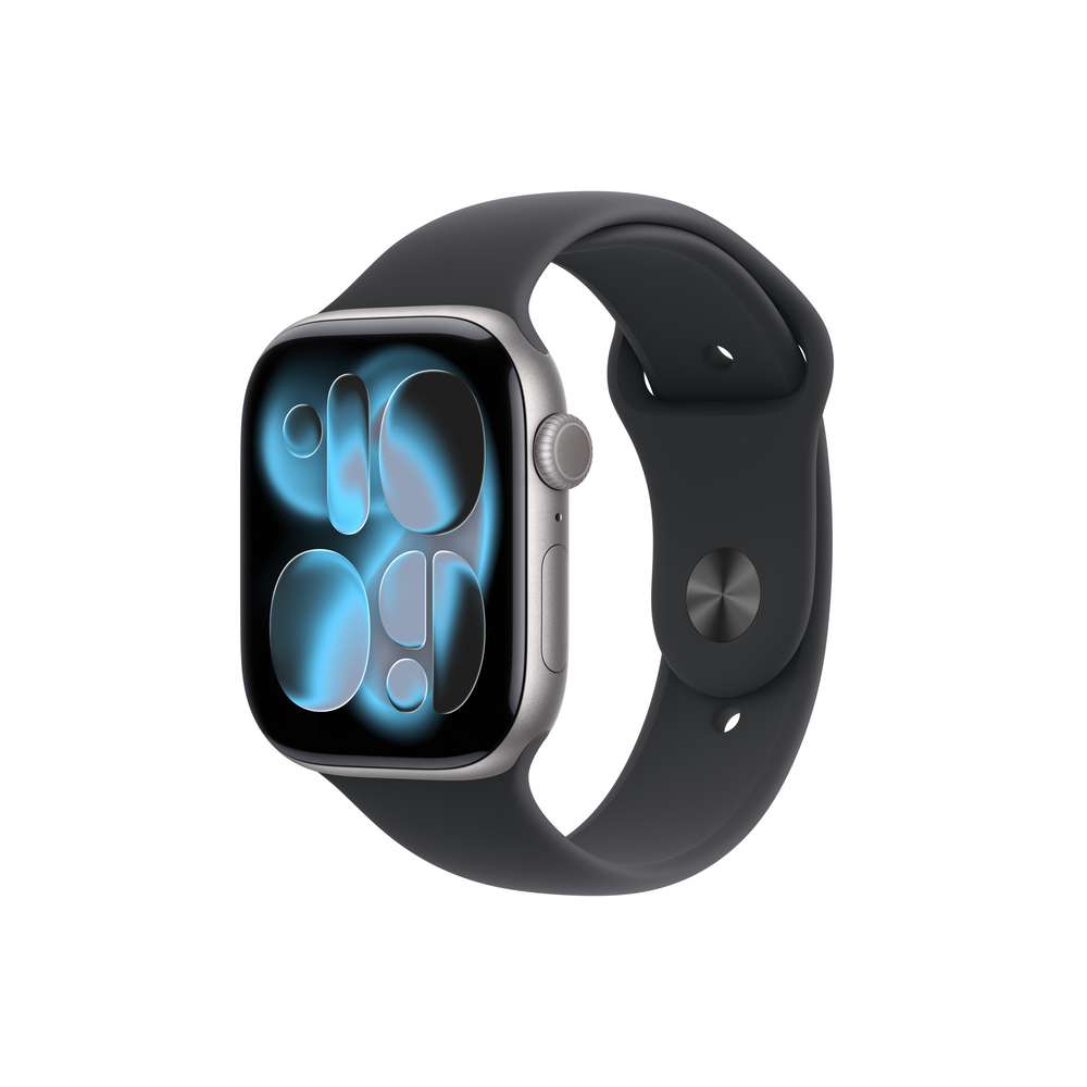 Apple Watch Series 11 GPS 46mm Aluminium Spacegrau/Schwarz M/L