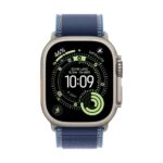 Apple Watch Ultra 3 49mm Titan Natur (GPS + Cellular) Trail Loop Blau/Hellblau M/L
