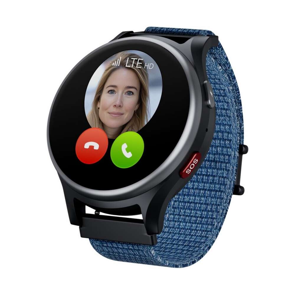 Anio 6 Kinder Smartwatch Schwarz/Blau