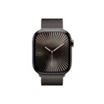 Apple Watch Series 10 (GPS + Cellular) 46mm Titan Slate Milanese Schiefer M/L-2