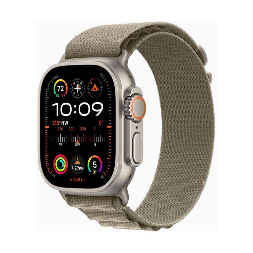 Apple Watch Ultra 2 49mm Titan GPS + Cellular Alpine Loop Olive Large