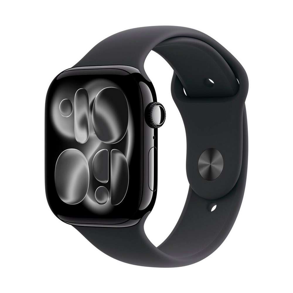Apple Watch Series 11 (GPS + Cellular) 46mm Aluminium Diamantschwarz/Schwarz M/L