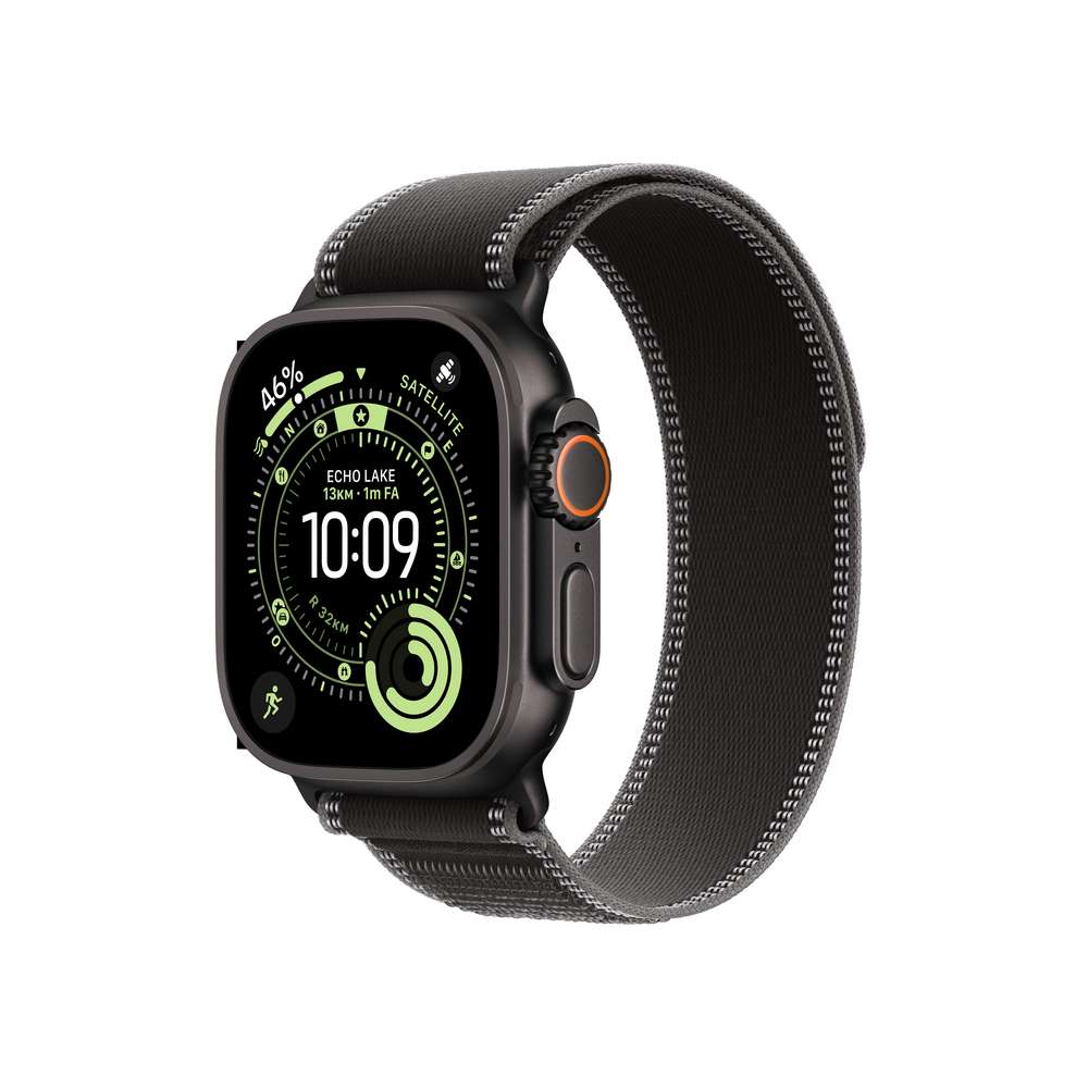 Apple Watch Ultra 3 49mm Titan Schwarz GPS + Cellular Trail Loop schwarz/kohlegrau M/L