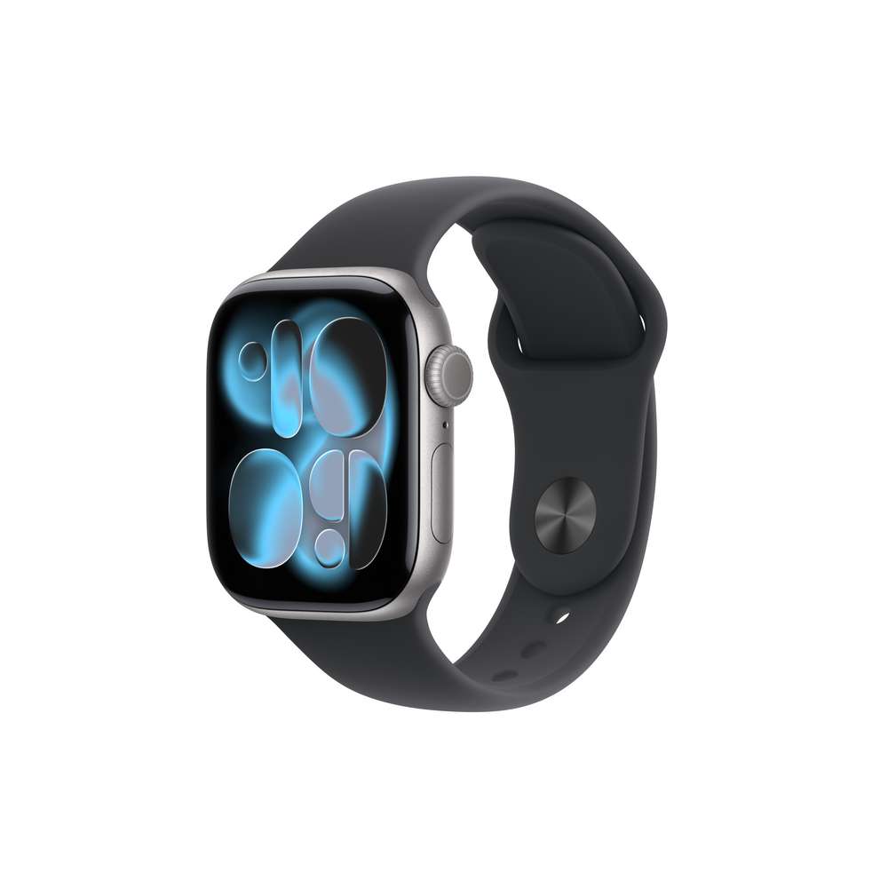 Apple Watch Series 11 (GPS + Cellular) 42mm Aluminium spacegrau/schwarz S/M