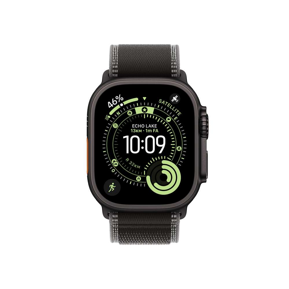 Apple Watch Ultra 3 49mm Titan Schwarz GPS + Cellular Trail Loop schwarz/kohlegrau M/L