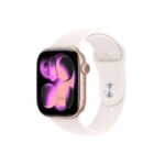 Apple Watch Series 11 (GPS + Cellular) 46mm Aluminium Rosegold/Blassrosa M/L