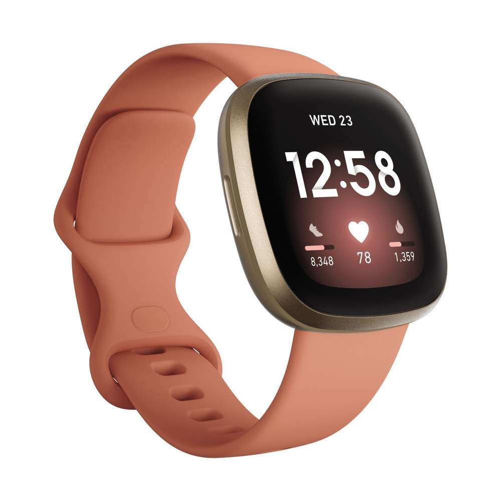 Fitbit Versa 3 soft gold/pink