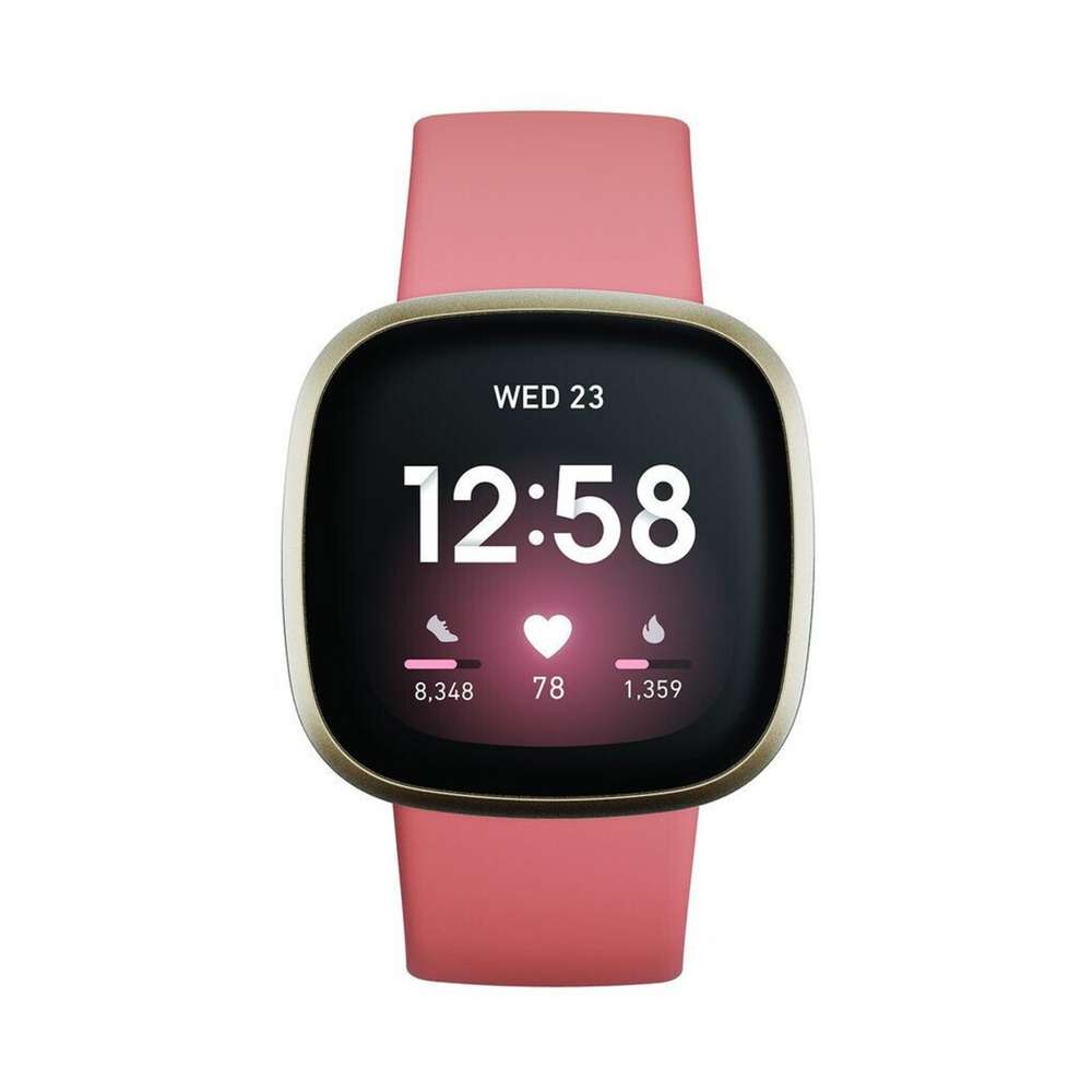 Fitbit Versa 3 soft gold/pink