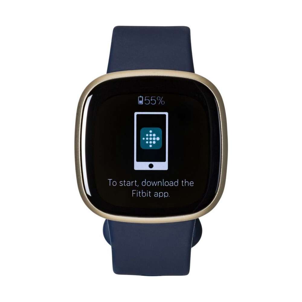 Fitbit Versa 3 soft gold/blau