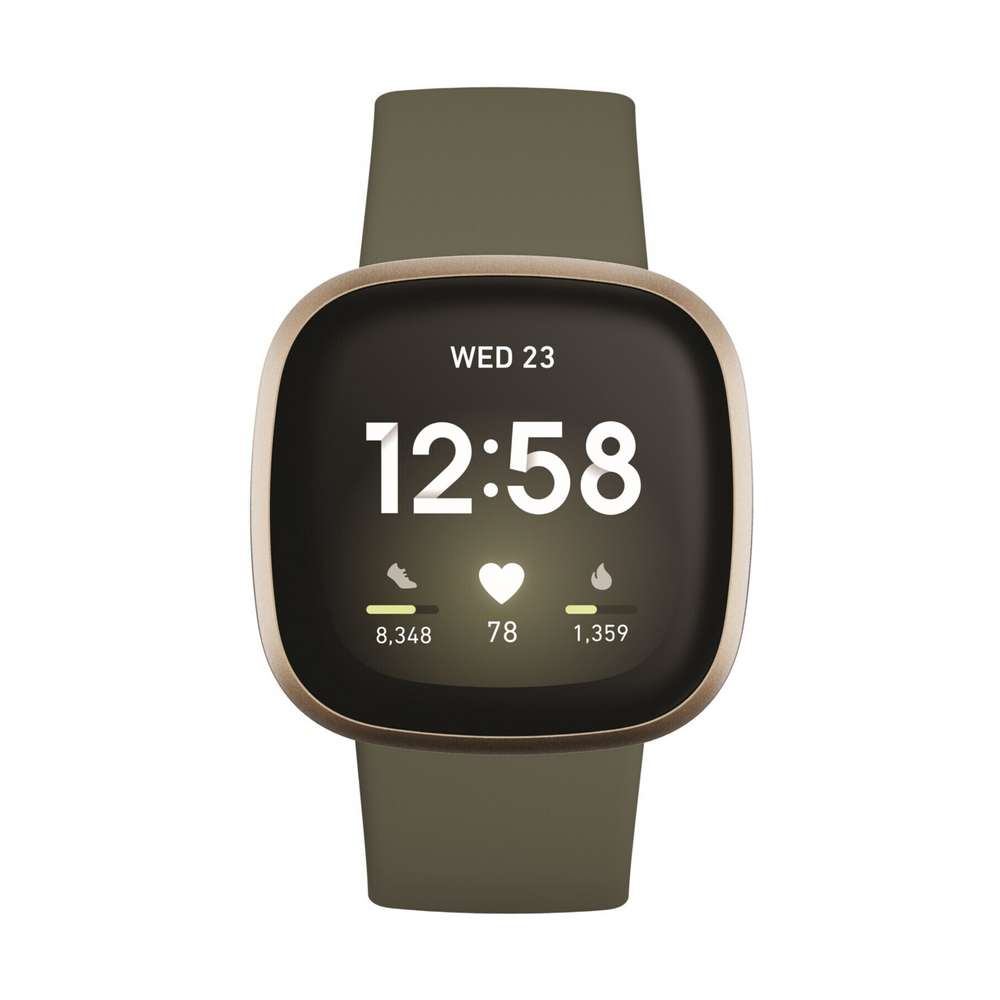 Fitbit Versa 3 soft gold/olive