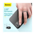 Baseus Invisible Phone Ringhalter, Silber – Bild 11