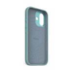 Decoded AntiMicrobial Silicone Backcover iPhone 17 Retro Blue – Bild 4