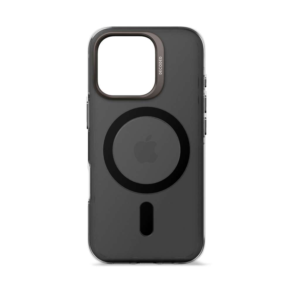 Decoded Recycled Plastic Backc. iPhone 16 Pro Transparent Black - GIE