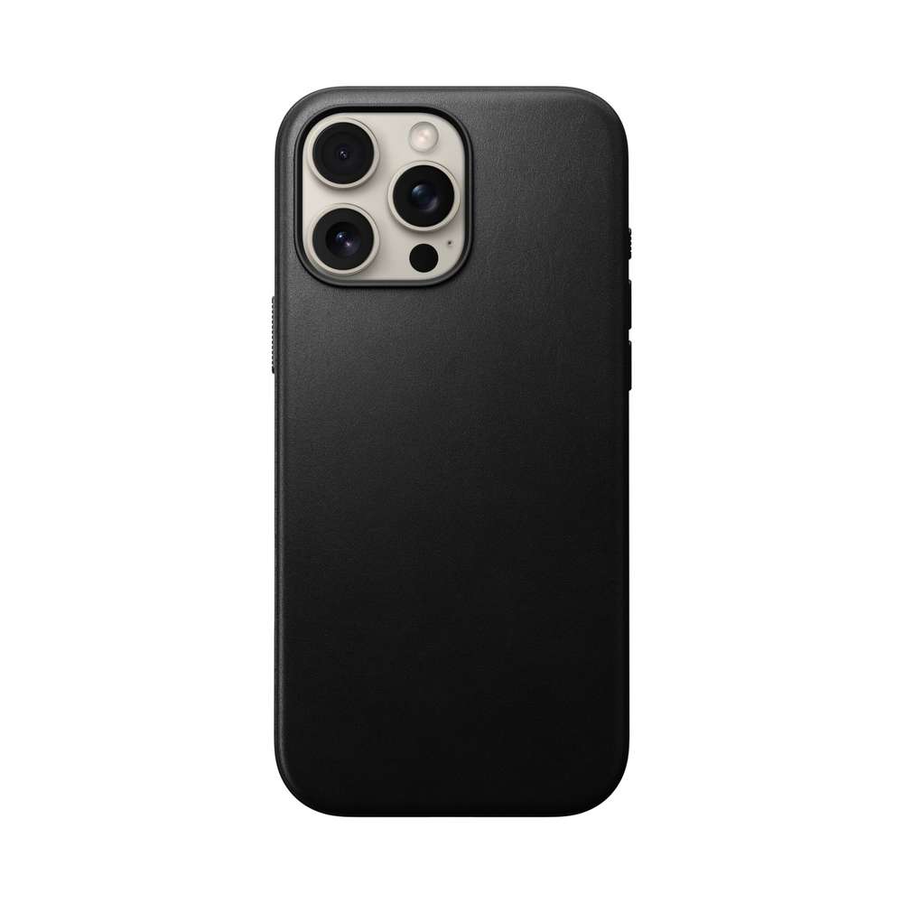 Nomad-Modern-Leather-Case-iPhone-16-Pro-Max-Black-0856500016931-16133580-00 Nomad Modern Leather Case iPhone 16 Pro Max Black – Bild 1