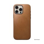 Nomad Modern Leather Case iPhone 16 Pro Max English Tan – Bild 3