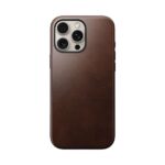 Nomad Modern Leather Case iPhone 16 Pro Max Rustic Brown Horween