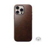 Nomad Modern Leather Case iPhone 16 Pro Max Rustic Brown Horween – Bild 7