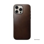 Nomad Modern Leather Case iPhone 16 Pro Max Rustic Brown Horween – Bild 8