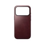 Nomad Modern Leather Case iPhone 17 Pro Burgundy Horween