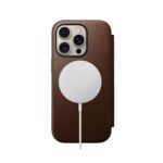Nomad Modern Leather Folio iPhone 16 Pro Brown – Bild 2