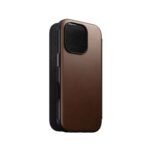 Nomad Modern Leather Folio iPhone 16 Pro Brown – Bild 9