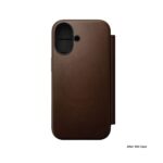Nomad Modern Leather Folio iPhone 17 Brown – Bild 4
