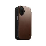 Nomad Modern Leather Folio iPhone 17 Brown – Bild 5