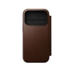 Nomad Modern Leather Folio iPhone 17 Pro Brown