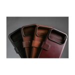 Nomad Modern Leather Folio iPhone 17 Pro Burgundy Horween – Bild 9